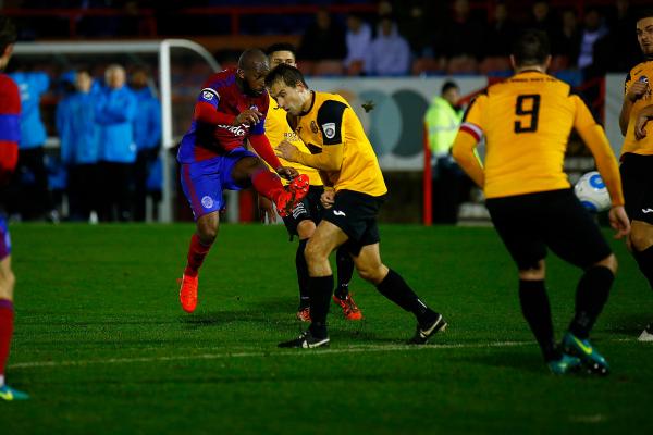 12/12/2016.  Aldershot Town v East Thurrock United FC. FA Trophy.