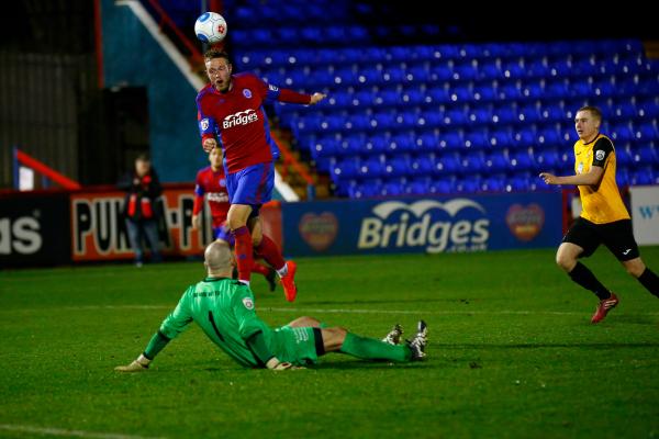 12/12/2016.  Aldershot Town v East Thurrock United FC. FA Trophy.