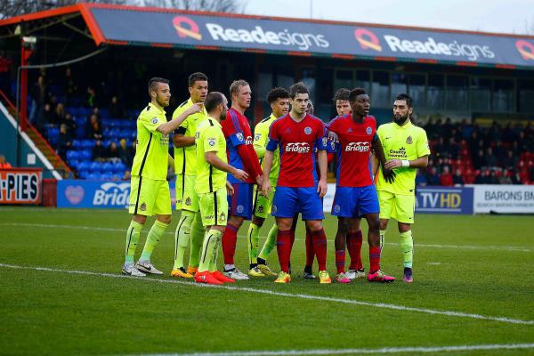 07/01/2017.  Aldershot Town v Southport FC