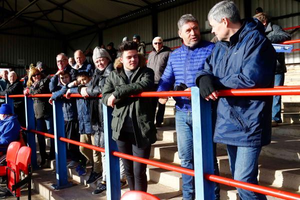 26/12/2016.  Aldershot Town v Woking FC. Aldershot Town Fans