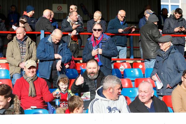 26/12/2016.  Aldershot Town v Woking FC. Aldershot Town Fans