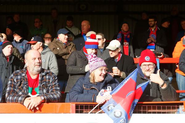 26/12/2016.  Aldershot Town v Woking FC. Aldershot Town Fans