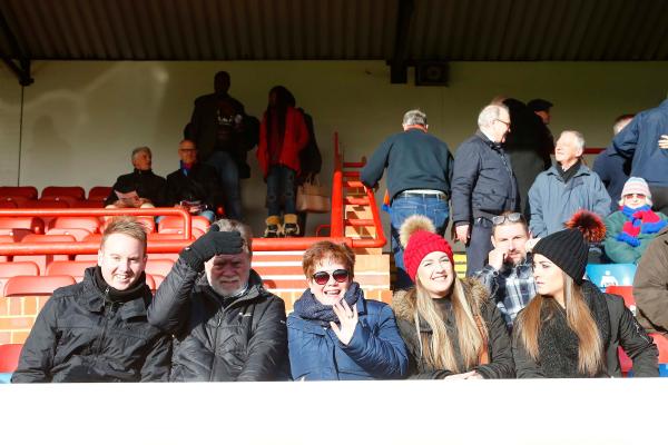 26/12/2016.  Aldershot Town v Woking FC. Aldershot Town Fans