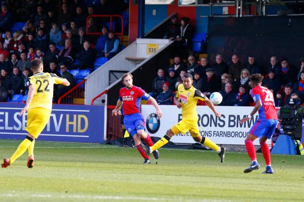 26/12/2016.  Aldershot Town v Woking FC.