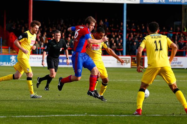 26/12/2016.  Aldershot Town v Woking FC.  GALLAGHER