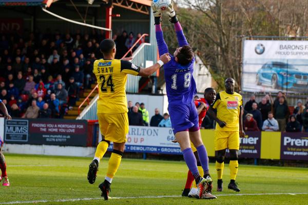 26/12/2016.  Aldershot Town v Woking FC.