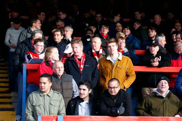 26/12/2016.  Aldershot Town v Woking FC.