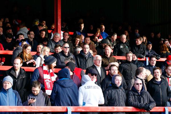 26/12/2016.  Aldershot Town v Woking FC.