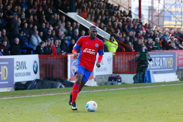 26/12/2016.  Aldershot Town v Woking FC. KANU