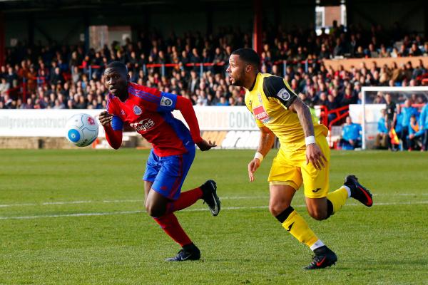 26/12/2016.  Aldershot Town v Woking FC. KANU