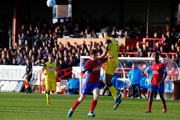 26/12/2016.  Aldershot Town v Woking FC. KELLERMAN