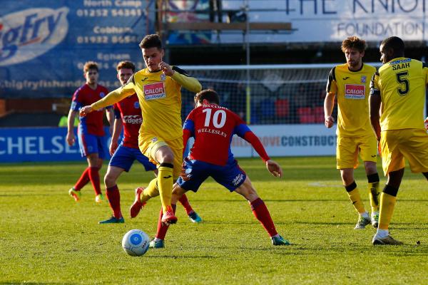 26/12/2016.  Aldershot Town v Woking FC.