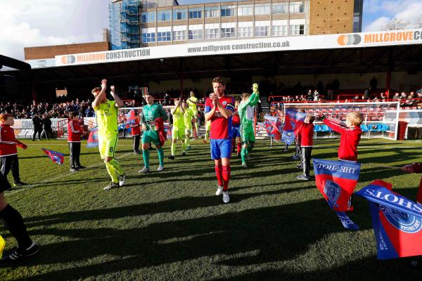 28/01/2017.  Aldershot Town v York City FC.