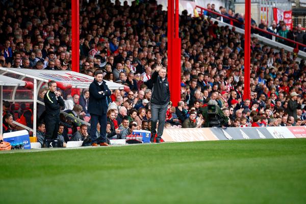 1/04/2017. Brentford v Bristol City. Match Action.