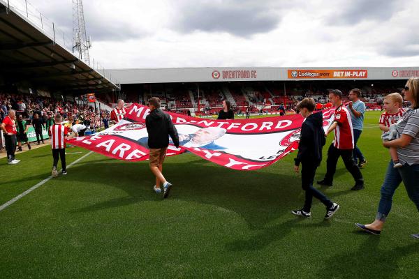 12/08/2017 Brentford v Nottingham Forest at Griffin Park.