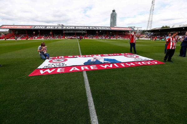 12/08/2017 Brentford v Nottingham Forest at Griffin Park.