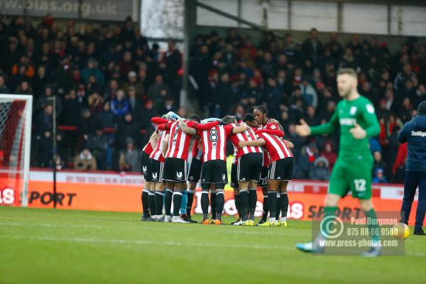 10/02/2018. Brentford v Preston North End. SkyBet Championship Match Action from Griffin Park.