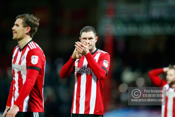 10/02/2018. Brentford v Preston North End. SkyBet Championship Match Action from Griffin Park.