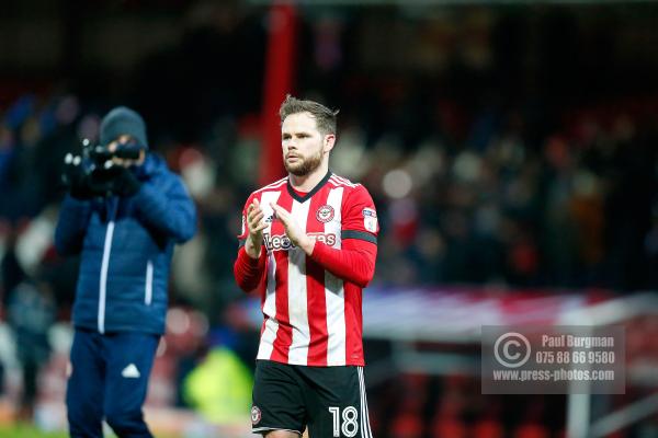 10/02/2018. Brentford v Preston North End. SkyBet Championship Match Action from Griffin Park.