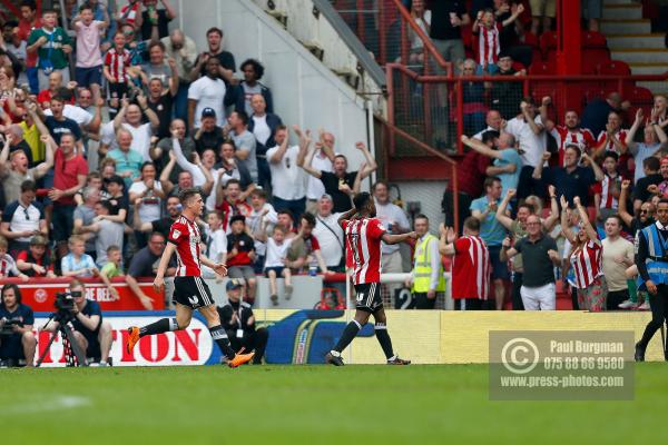 21/04/2018. Brentford v Queens Park Rangers SkyBet Championship Action from Griffin Park.  Brentford's Florian JOZEFZOON celebrates