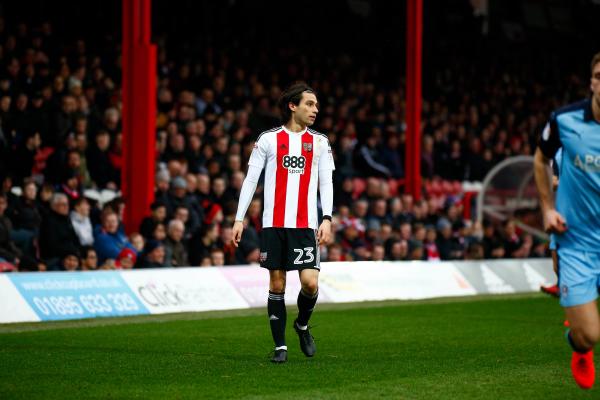 25/02/2017. Brentford FC v Rotherham United. JOTA