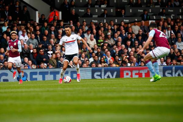 17/04/2017. Fulham FC v Aston Villa.  Match Action. Fulham’s Ryan FREDRICKS