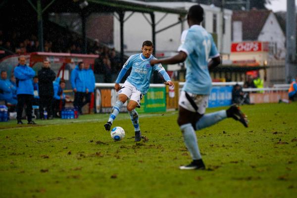 01/01/2017.  Woking FC v Aldershot Town FC. New Years Day.