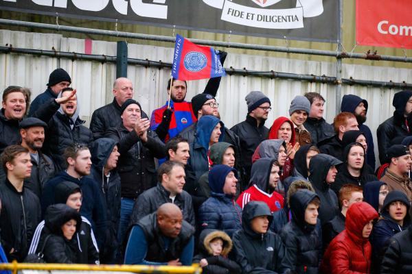 01/01/2017.  Woking FC v Aldershot Town FC. New Years Day.