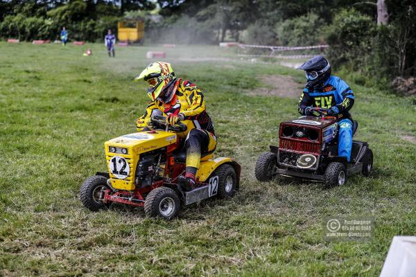 22/06/2019/ Action from the British Lawn Mower Racing Event in Newdigate, Surrey