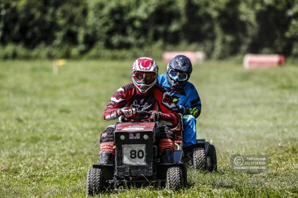 22/06/2019/ Action from the British Lawn Mower Racing Event in Newdigate, Surrey