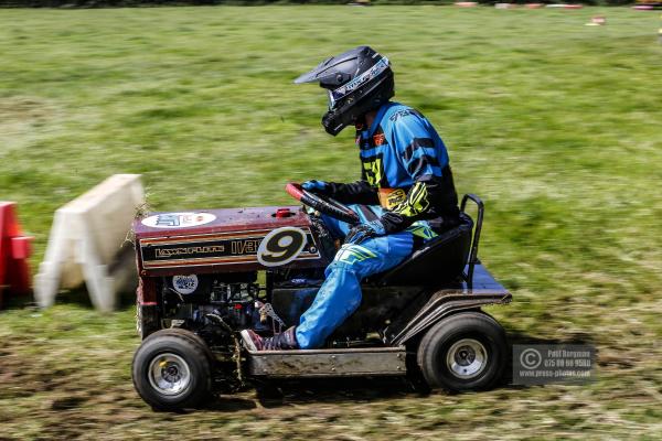 22/06/2019/ Action from the British Lawn Mower Racing Event in Newdigate, Surrey