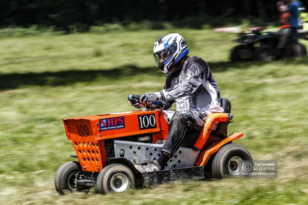 22/06/2019/ Action from the British Lawn Mower Racing Event in Newdigate, Surrey