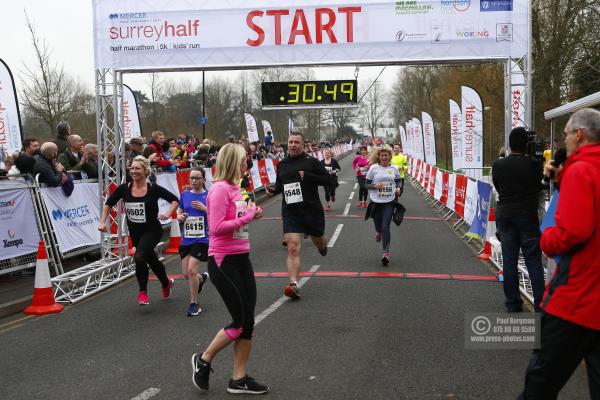 12/03/2017. Surrey Half Marathon