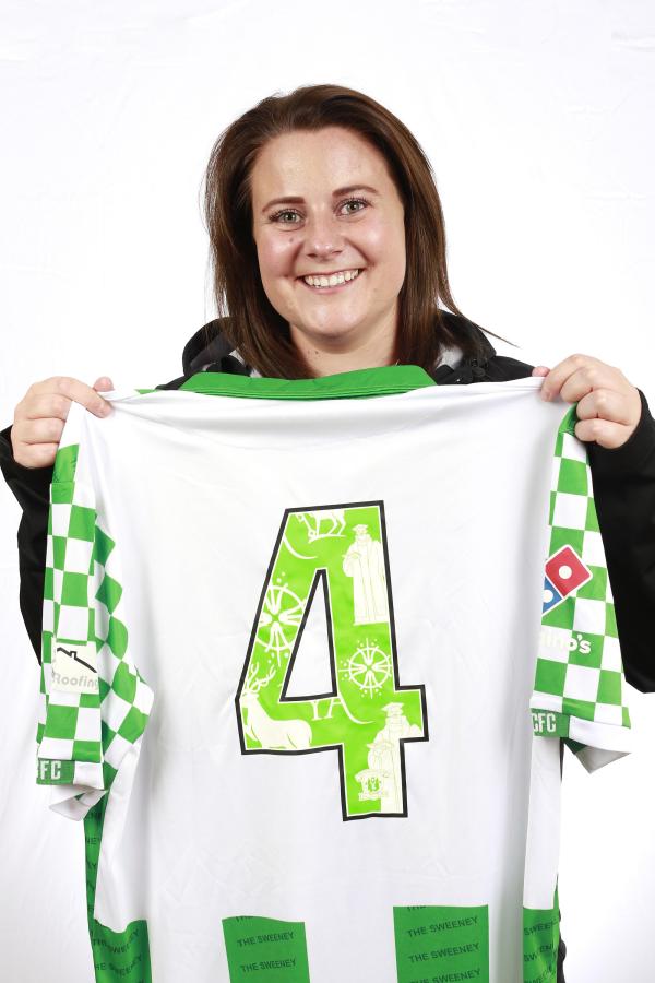 19/08/2021 Guildford City Women’s Player Naph Williams with shirt