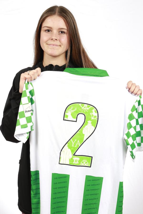 19/08/2021 Guildford City Women’s Player Niamh Martin with shirt