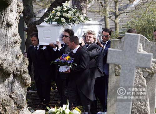 4th  April 2009
Jack Tweed as pall barer at Jade Goody's funeral