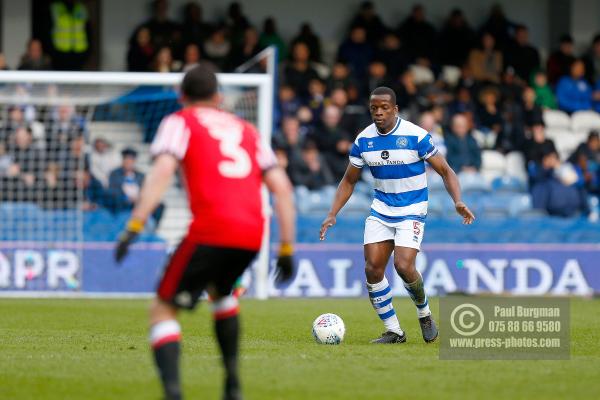 10/03/2018. Queens Park Rangers v Sunderland. Action from the SkyBet Championship at Loftus Road.  QPR’s Nedum ONUOHA